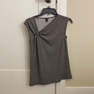 Black and white floral shirt